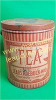 Vintage Sears, Roebuck and Co., Bulk Tea 5 lbTin