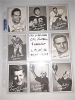 Lot of 8 1961 O-Pee-Chee CFL Footbal cards A