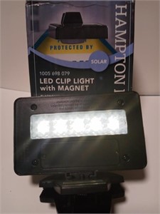 Hampton Bay Solar Led clip lights(new)