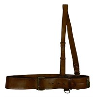 WWI Sam Brown Officers Belt