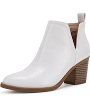 My soft Womens Cut Out Ankle Boots Chunky Stacked