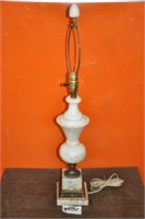 Vintage marble table lamp