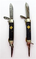 (2) VINTAGE CUB SCOUT KNIVES