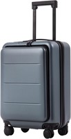 COOLIFE Luggage Set  20in ABS+PC Navy Spinner