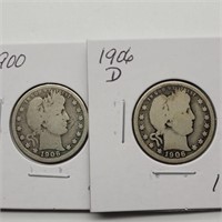 1900 & 1906 D BARBER QUARTERS