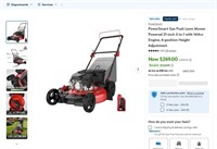 E5061  PowerSmart Gas Push Lawn Mower 21" 144cc