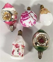 Vintage Painted Bulbs and Glass-non-working