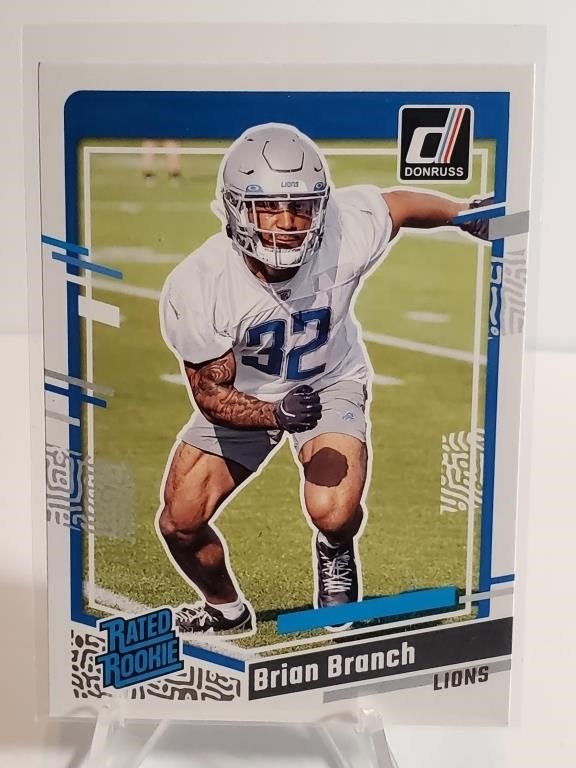 2023 Donruss Rated Rookie Brian Branch RC
