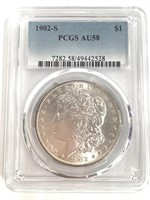 1902-S Morgan Dollar PCGS AU58