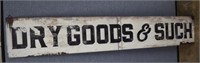 Modern Dry Goods & Such 60" Metal Sign