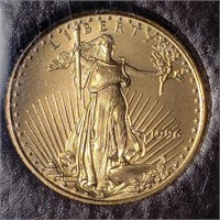1996 $5 Gold Eagle - 1/10 oz BU