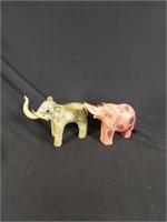 2 Decorative Elephants