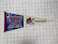 1986 GIANTS NFC CHAMPS Picture Pennant