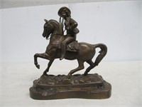 VINTAGE BUFFALO BILL? METAL STATUE