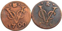 1744 1790 Old Copper VF+