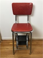 Red kitchen chair