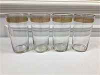 Set of 4 juice glasses