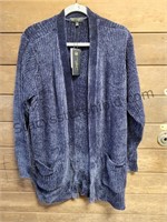 Luxurious Soft Knitted Sweater 1X Blue