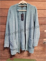 Luxurious Soft Knitted Sweater 1X Teal