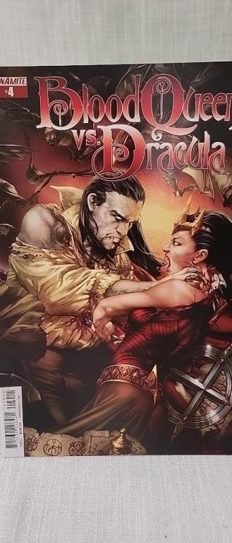 Blood queen versus Dracula comic book