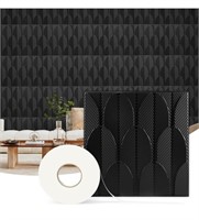 STICKGOO 3D textured PVC Wall Panels 12 pack