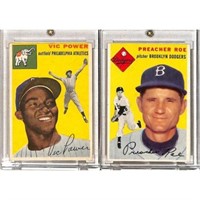 (6) 1950's Baseball Stars/hof Nice Shape