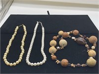 Lot of Chains, Faux pearls and more