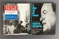 Hubert Humphrey Signed Book & Hats in the Ring