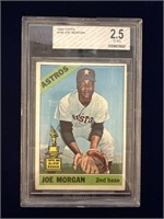 1996 TOPPS JOE MORGAN BVG GRADED 2.5 CARD NO. 195