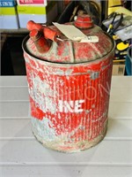 galvanized gas can - 1 gal