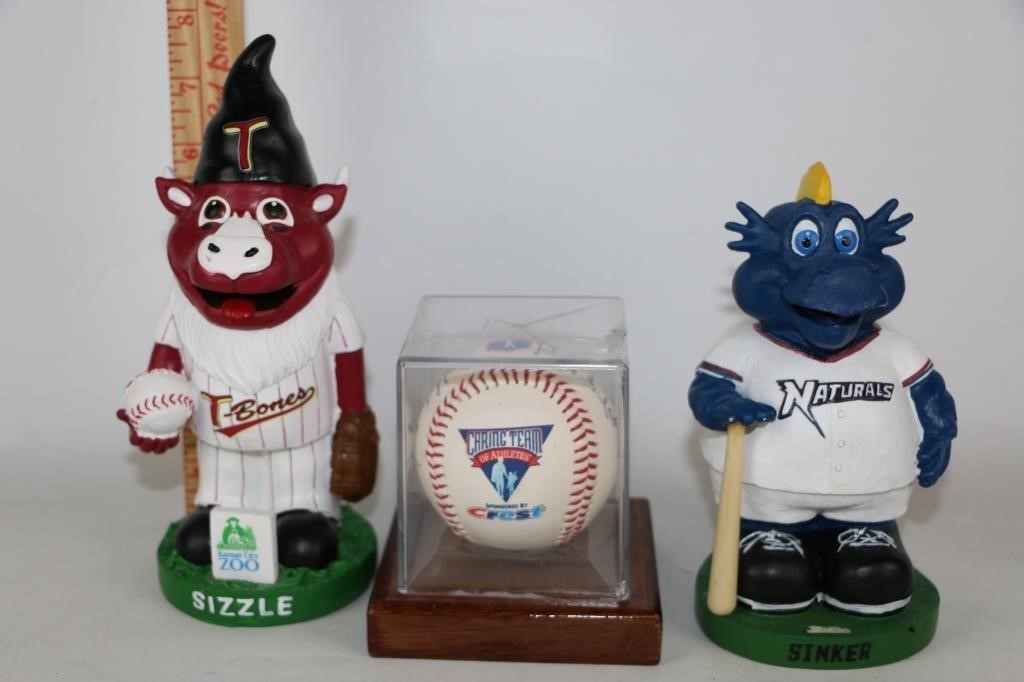 Autographed Team Baseball & Bobble Heads