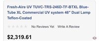 New (1 pcs) Fresh-Aire UV TUVC-TRS-246D-TF-BTXL