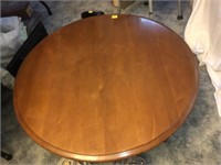 Large maple round coffee table