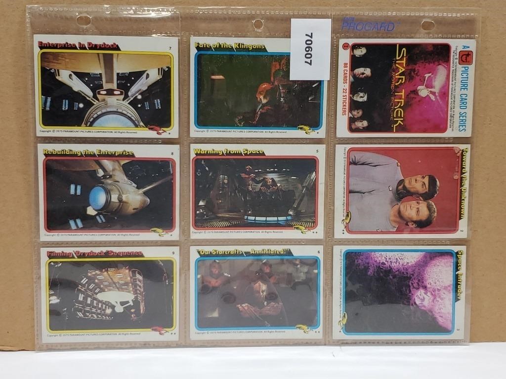 1979 Star Trek Collector Cards & Puzzle Pieces Lot