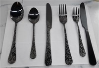 NEW $50 Black Silverware Set  (20 Pcs)