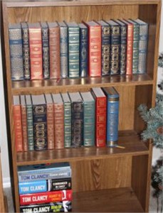 BOOKCASE WITH FIXED SHELVES