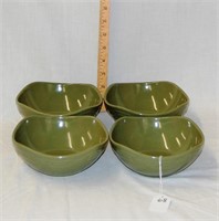 (4) Sage Woven Traditions Ripple Soup Cereal Bowls