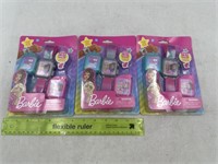 NEW Lot of 3- Barbie Play Watch Set