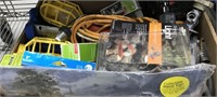 Large Box Of Electrical Supplies & Other Items