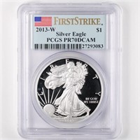 2013-W Proof Silver Eagle PCGS PR70 DCAM