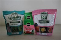 Evergreen Rose Food all more than 1/2 full