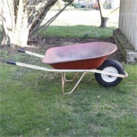 Wheel Barrow and Lawn Roller