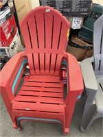 REALCOMFORT ADIRONDACK LAWN CHAIR HAS MINOR