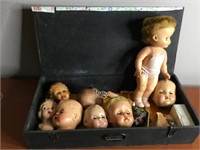 Vintage Doll Heads In A Box Not Creepy At All