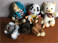 Assorted Vintage NEW Stuffed Animals With Tags