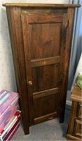 Vintage 2 Door Pine Storage Cabinet