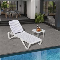 Domi Patio Chaise Lounge Set of 2, Outdoor