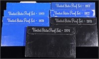 1968-1974 US PROOF SETS