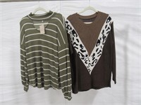 (2) Misc. Women's Sweaters Sz. M