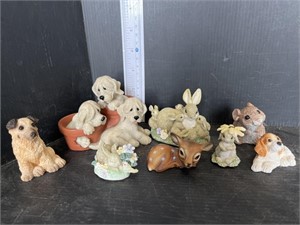 Lot of small animal figures